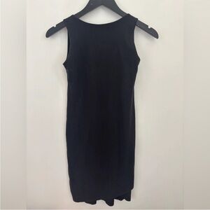 TNA Aritzia Jersey High Neck Scoop Open Back Dress Small